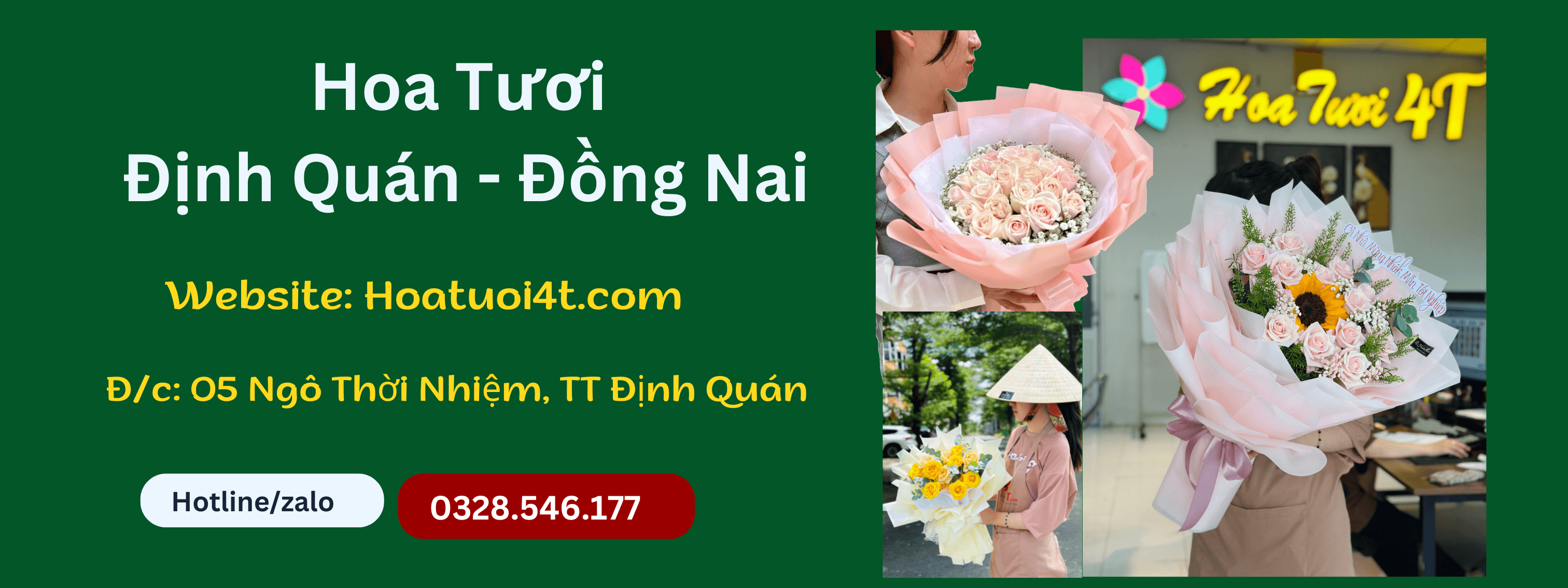 Shop hoa tươi định quán đồng nai