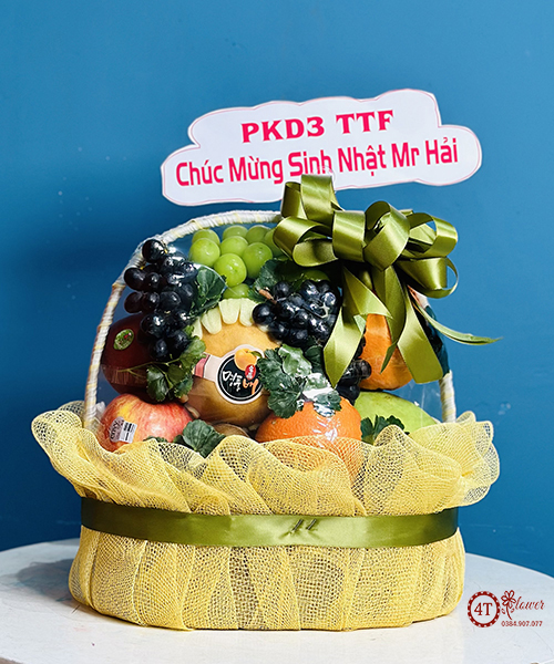 giỏ trái cây thăm người thân