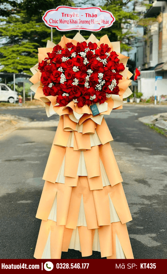 Kệ hoa khai trương