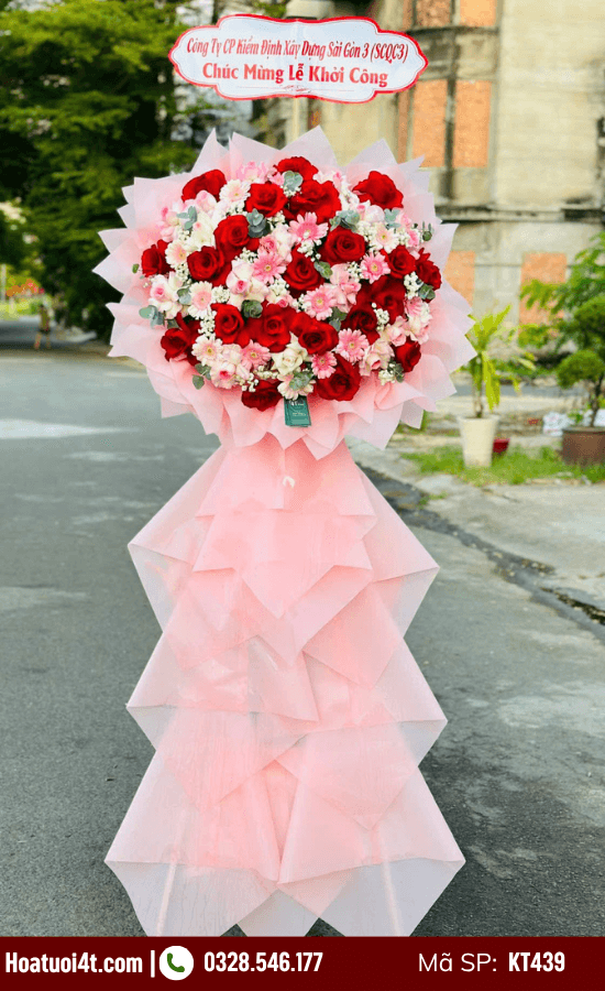 Kệ hoa khai giảng