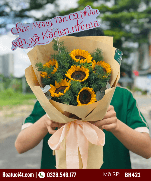 Bó hoa hướng dương 6 bông
