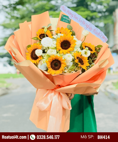 Bó hoa hướng dương đẹp