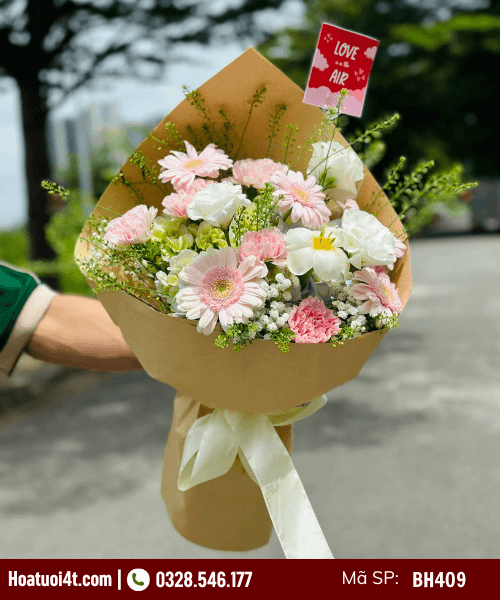 Bó hoa mix xinh