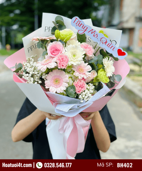 Bó hoa tươi giá rẻ sang trọng