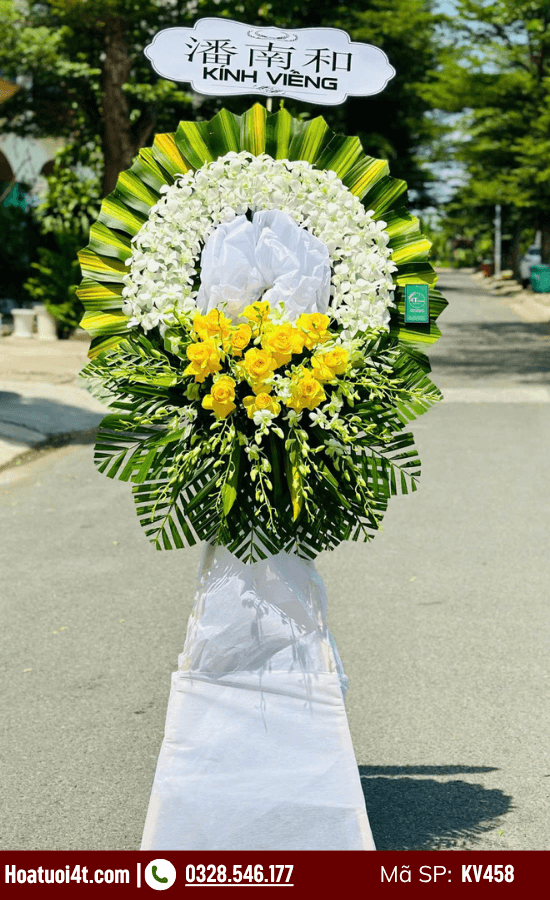 Hoa phúng viếng 1 tầng