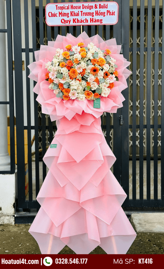 Kệ hoa khai trương truyền thống