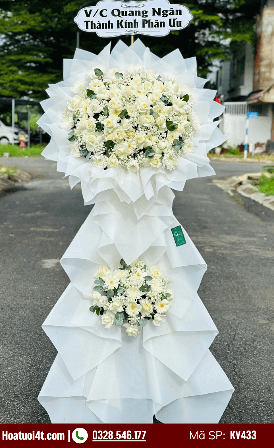 Kệ hoa tang 2 tầng