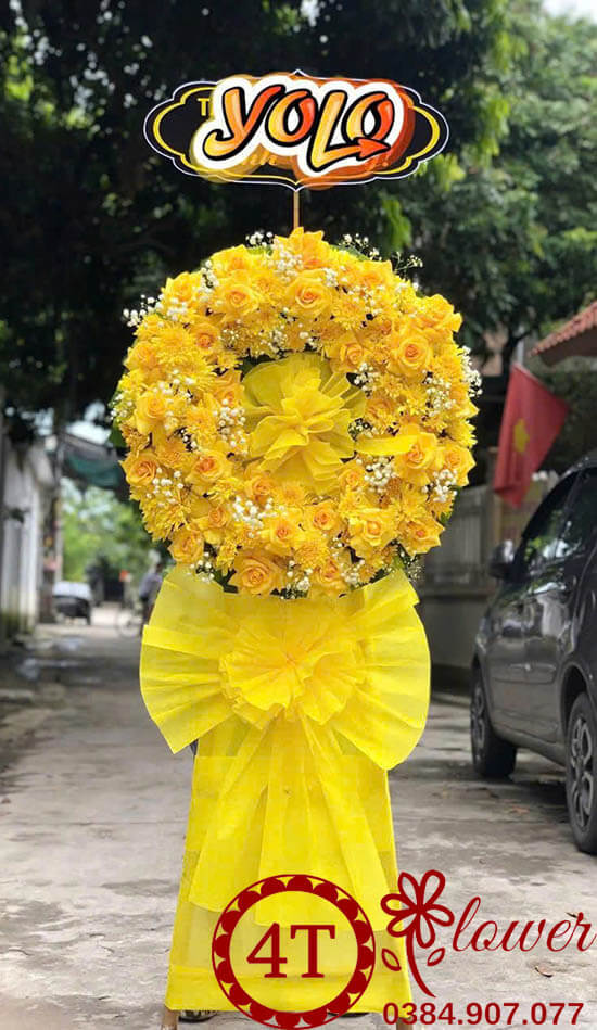 Kệ hoa tang chia buồn