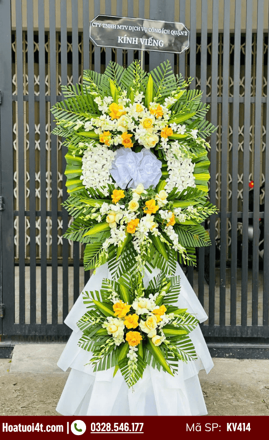 Kệ hoa viếng 3 tầng