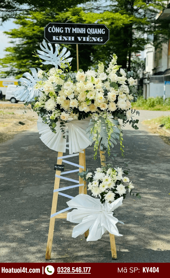 Kệ hoa viếng hiện đại